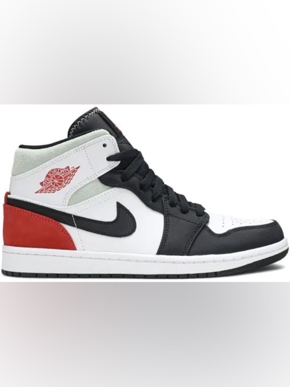 Air Jordan 1 Mid SE Red Black Toe 852542-100
